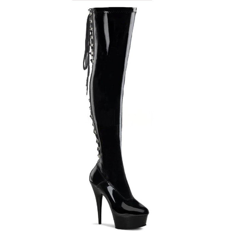 thigh high stripper shoes