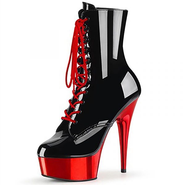 red stripper boots