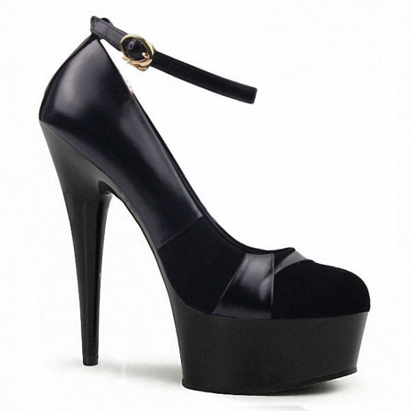 6 inch Fashion Platform Gladiator Buckle High Heels Exotic Elegant Shoes Ankle Strip Stripper Pumps D-205 - Image 5