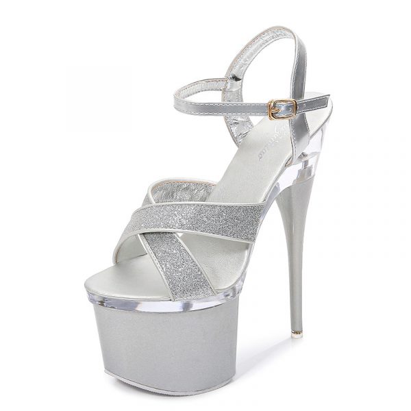 17cm Women Sexy Fetish Party High Heels Stripper Buckle Bride Sandals Platform Shoes 10368-26 - Image 10