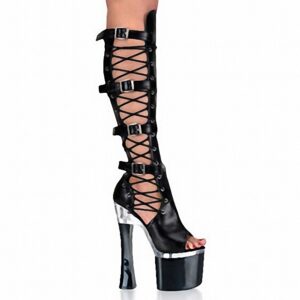 7 Inch Sexy Fashion Boots Women's 18cm Dancer Thigh High B-082